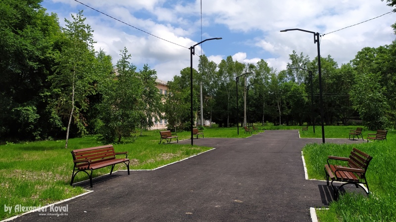 Сквер Дети Войны в пгт. Кировский