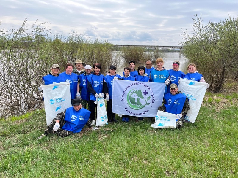 Коллектив ветслужбы района провёл экологический субботник