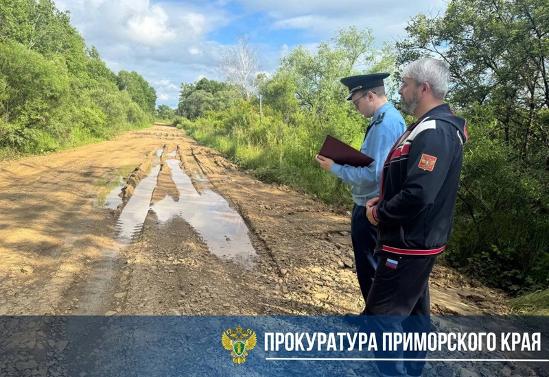 Прокуратура провела очередную проверку по сигналам жителей с. Афанасьевка о ненадлежащем состоянии автомобильной дороги